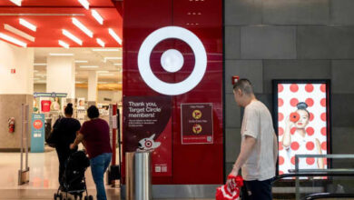 Target shares fell sharply on earnings