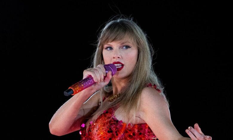 Taylor Swift is close to tears as the Eras tour comes to an end