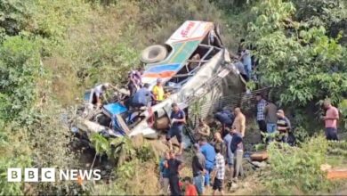 At least 36 people died after a bus fell into a canyon