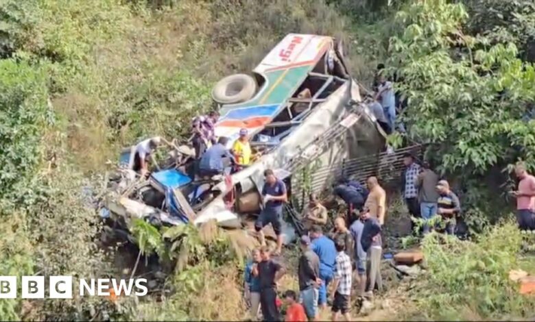 At least 36 people died after a bus fell into a canyon