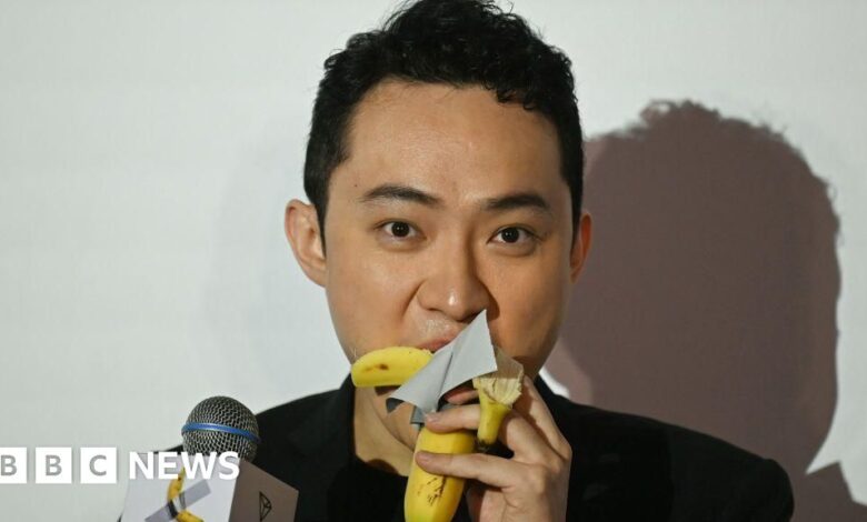 Cryptocurrency boss eats banana artwork bought for $6.2 million