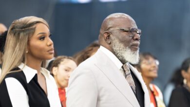 T.D. Jakes' Daughter Sarah Jakes Roberts Speaks Out After His Medical Emergency During A Church Service 