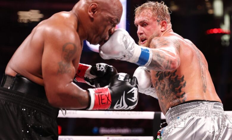 The match between Jake Paul and Mike Tyson attracted 65 million viewers at its peak