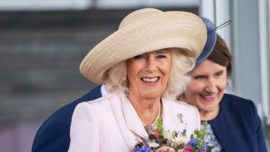 Queen Camilla is feeling better but will continue to watch men in leather skirts duel