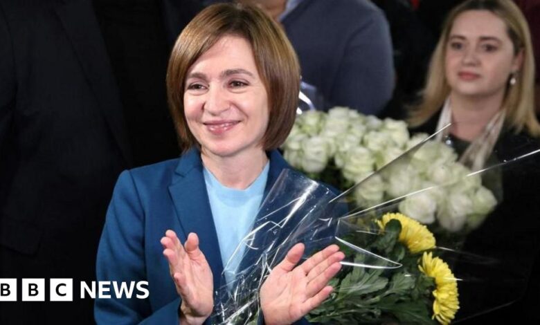 Pro-EU leader Maia Sandu declared victory despite accusations of Russian interference