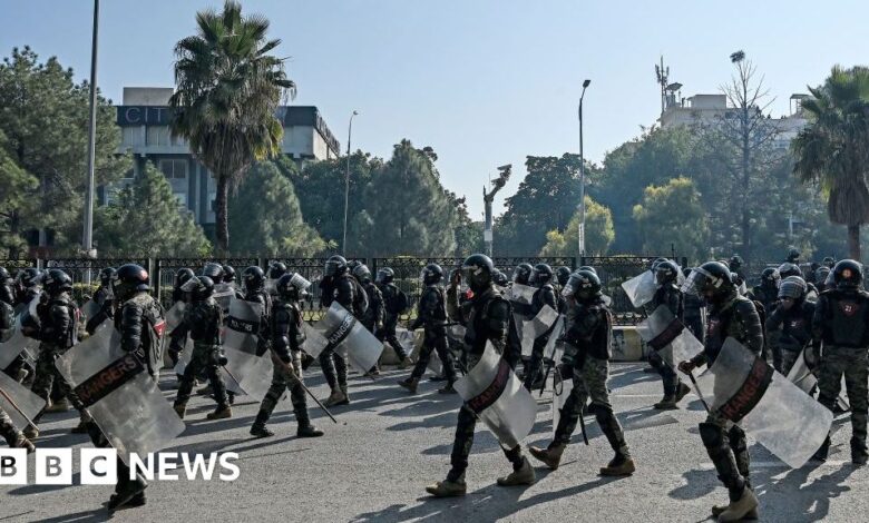 Pakistani opposition supporters ended their protests after the crackdown