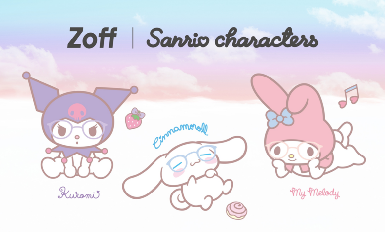 New Sanrio Zoff Glasses Based on Cinnamoroll, Kuromi