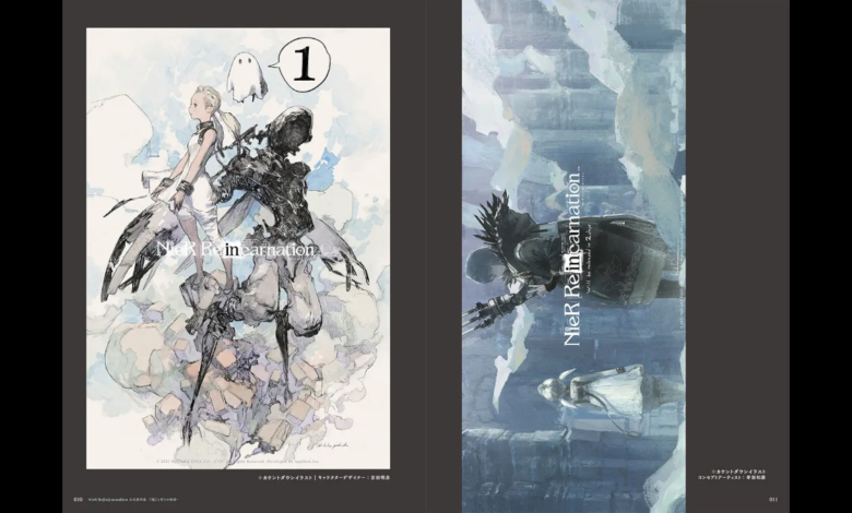 NieR Reincarnation artbook - Official Document Collection - The Story of Prayer and the Cage