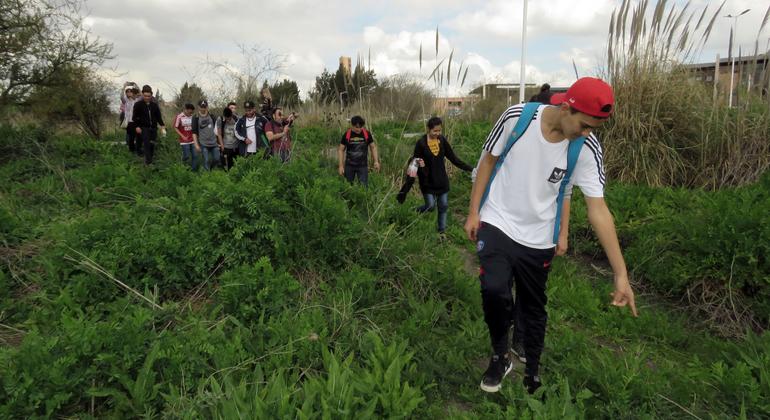 First person: Tears of joy as children in the city of Argentina come into contact with nature for the first time