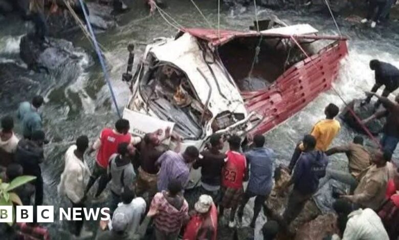 More than 70 people died in Ethiopia after a truck crashed into a river