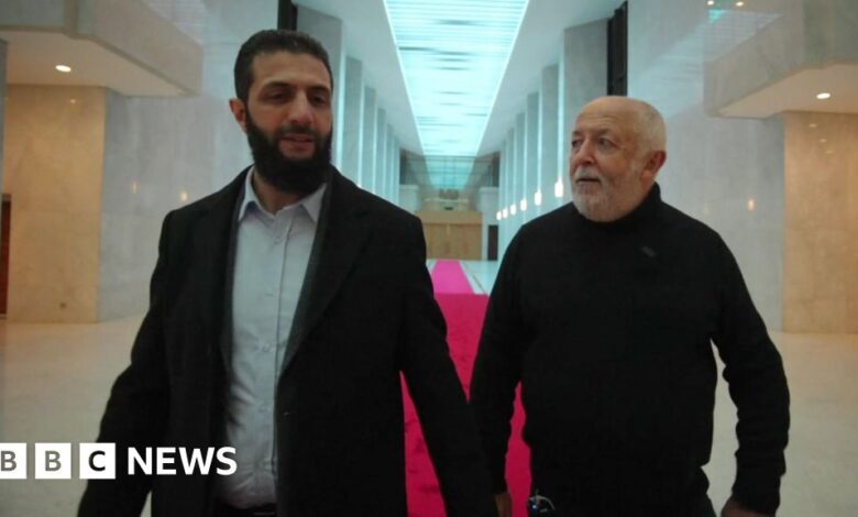 BBC speaks to Syrian rebel leader Ahmed al-Sharaa