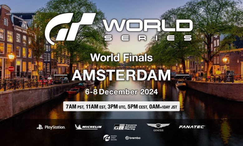 Gran Turismo World Series 2024 Finals live in Amsterdam starting Dec 8