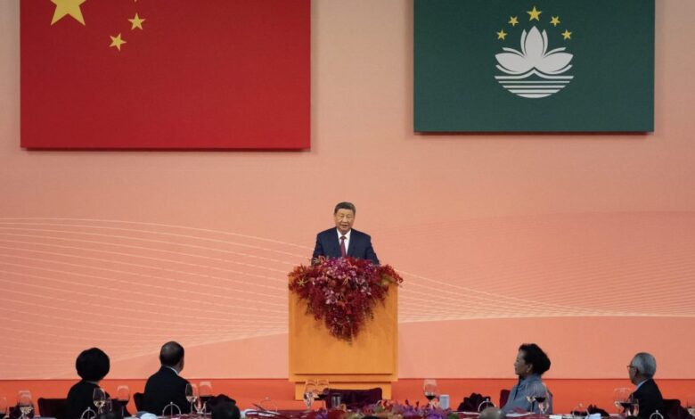 Xi Jinping called on Macau, the world's largest gambling hub, to diversify away from casinos