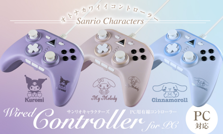 ALLONE Sanrio PC Controllers Feature Cinnamoroll and Kuromi