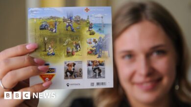 Ukrainian stamps inject humor, patriotism and swearing into their writing