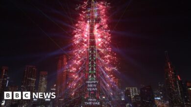 It's the United Arab Emirates and Thailand's turn to celebrate the opening of 2025