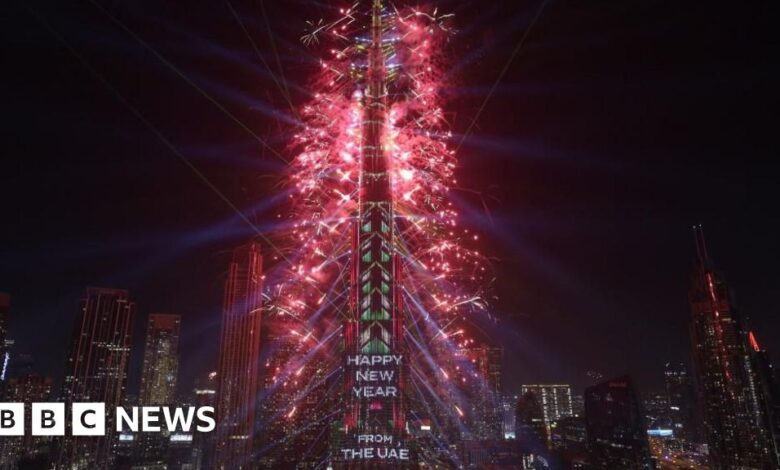 It's the United Arab Emirates and Thailand's turn to celebrate the opening of 2025