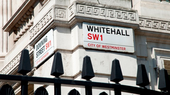 Whitehall street sign