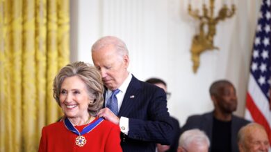 Biden awards the Presidential Medal of Freedom to Hillary Clinton, José Andrés, Anna Wintour, Bono, Earvin “Magic” Johnson and others