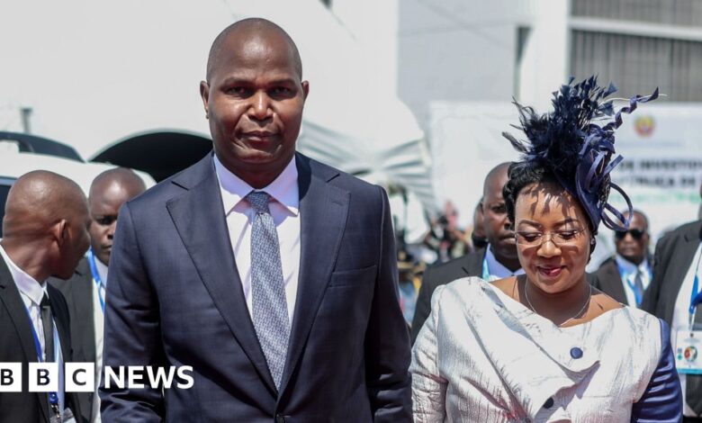 Daniel Chapo is sworn in as president of Mozambique as Venâncio Mondlane calls for a strike