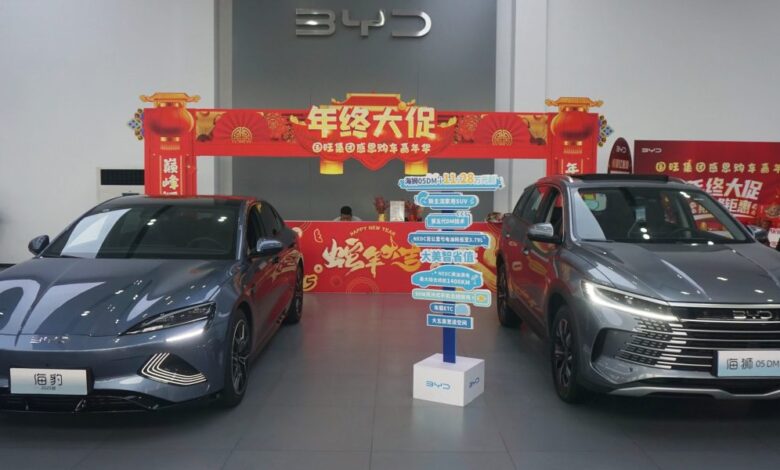 After BYD's bumper haul in December, here's how many cars Tesla must sell to retain its crown as the world's top electric car seller