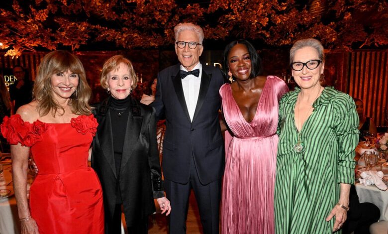 Golden Globes pre-party honors Viola Davis, Ted Danson