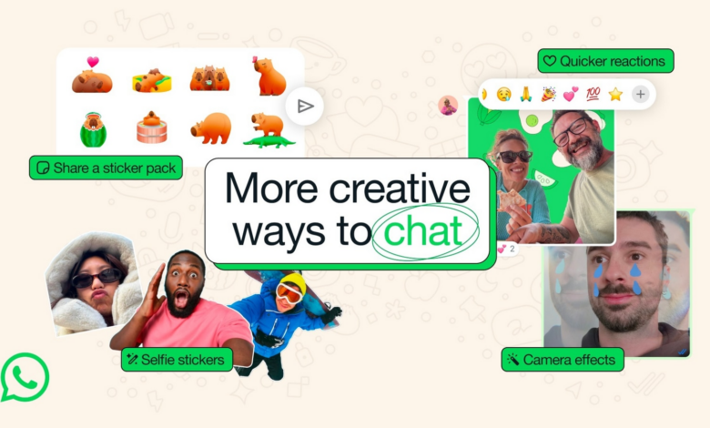 WhatsApp reveals new features: Double tap reactions, selfie stickers, shareable sticker packs and more