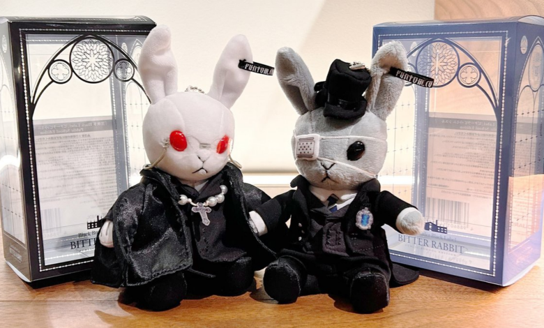 Black Butler Bunny Plushes Based on Ciel and Sebastian