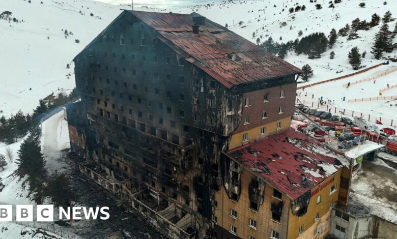 Dozens of people died when a hotel was engulfed in flames at the Bolu ski resort