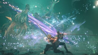 Cloud and Sephiroth Team up in a combo attack in FFVII Rebirth's PC version.