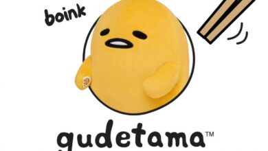 The Gudetama plush is no longer a Build-a-Bear online exclusive, as the stuffed animal is now in stores too.