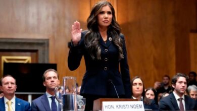 Kristi Noem confirmed at Homeland Security when Trump started the border crackdown