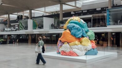 The ‘Play-Doh’ sculpture at the Station F start-up incubator in Paris