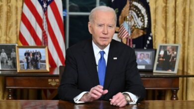 Joe Biden says 'oligarchy' is emerging in America in final speech at the White House