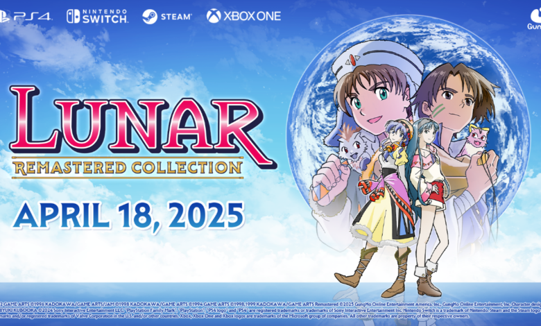 Lunar Remastered Collection Release Date Set