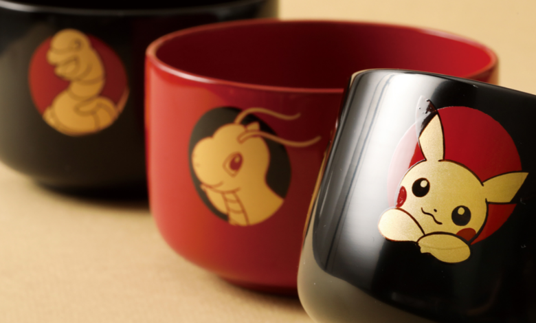 pokemon lacquer bowls yamada heiando