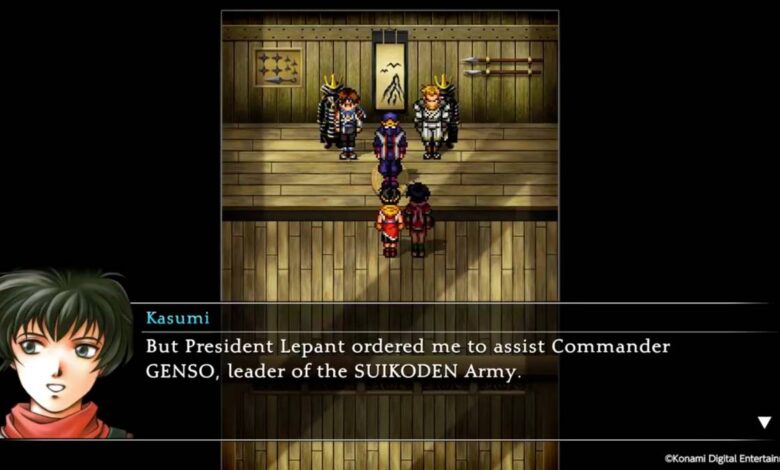 The latest Suikoden 2 HD Remaster gameplay trailer features Riou and Kasumi visiting the ninja village Rokkaku for new allies.