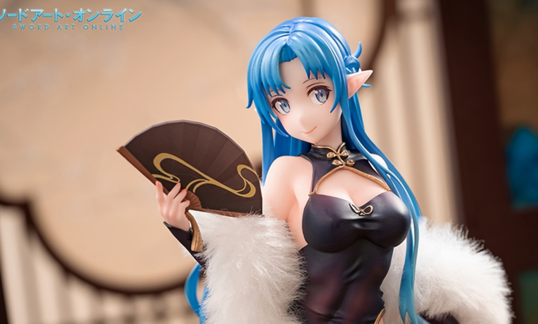 SAO Asuna Undine Figure Wears a Chinese Dress